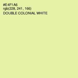 #E4F1A6 - Double Colonial White Color Image