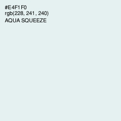 #E4F1F0 - Aqua Squeeze Color Image