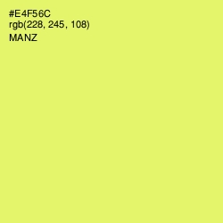 #E4F56C - Manz Color Image