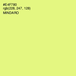 #E4F780 - Mindaro Color Image