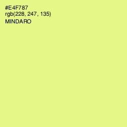 #E4F787 - Mindaro Color Image