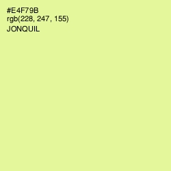 #E4F79B - Jonquil Color Image