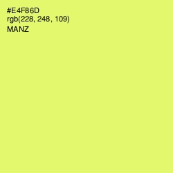 #E4F86D - Manz Color Image