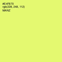 #E4F870 - Manz Color Image