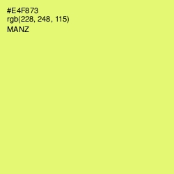 #E4F873 - Manz Color Image