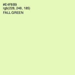 #E4F8B9 - Fall Green Color Image