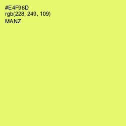 #E4F96D - Manz Color Image