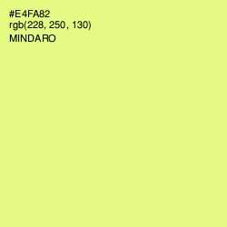 #E4FA82 - Mindaro Color Image