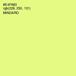 #E4FA83 - Mindaro Color Image