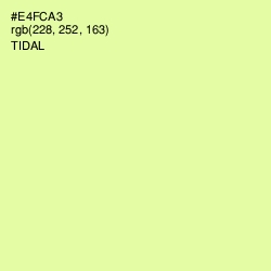 #E4FCA3 - Tidal Color Image