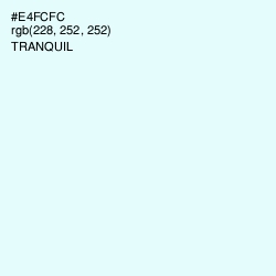 #E4FCFC - Tranquil Color Image