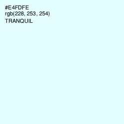 #E4FDFE - Tranquil Color Image