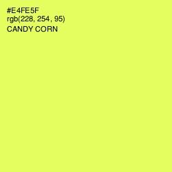 #E4FE5F - Candy Corn Color Image