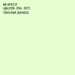 #E4FECF - Tahuna Sands Color Image