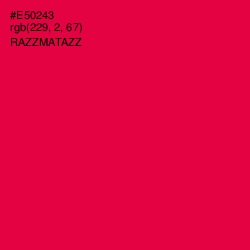 #E50243 - Razzmatazz Color Image