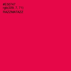 #E50747 - Razzmatazz Color Image