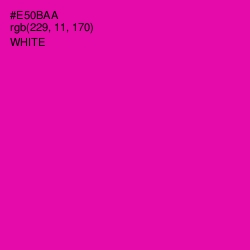 #E50BAA - Hollywood Cerise Color Image