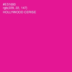 #E51693 - Hollywood Cerise Color Image