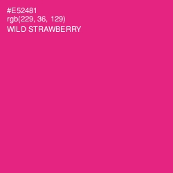 #E52481 - Wild Strawberry Color Image
