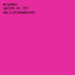 #E52B9D - Wild Strawberry Color Image