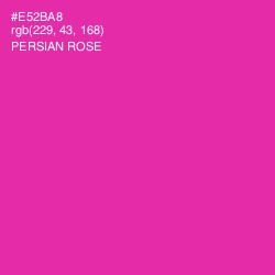 #E52BA8 - Persian Rose Color Image