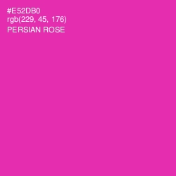 #E52DB0 - Persian Rose Color Image