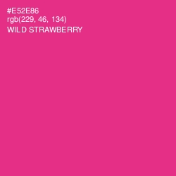 #E52E86 - Wild Strawberry Color Image