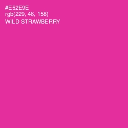 #E52E9E - Wild Strawberry Color Image