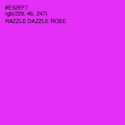#E52EF7 - Razzle Dazzle Rose Color Image