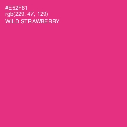 #E52F81 - Wild Strawberry Color Image