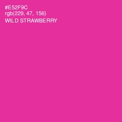 #E52F9C - Wild Strawberry Color Image