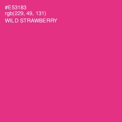 #E53183 - Wild Strawberry Color Image