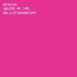#E53194 - Wild Strawberry Color Image
