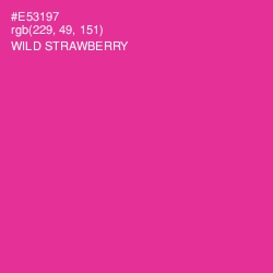 #E53197 - Wild Strawberry Color Image