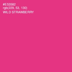 #E53582 - Wild Strawberry Color Image