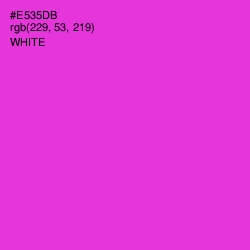 #E535DB - Razzle Dazzle Rose Color Image