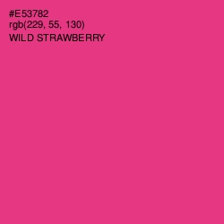 #E53782 - Wild Strawberry Color Image