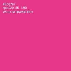 #E53787 - Wild Strawberry Color Image