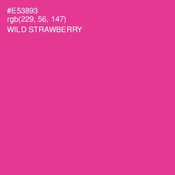 #E53893 - Wild Strawberry Color Image