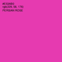 #E53AB0 - Persian Rose Color Image