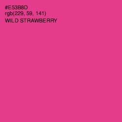 #E53B8D - Wild Strawberry Color Image