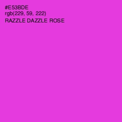 #E53BDE - Razzle Dazzle Rose Color Image