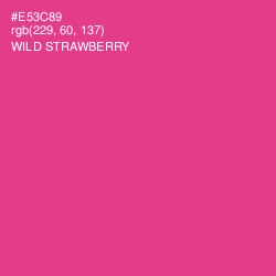 #E53C89 - Wild Strawberry Color Image