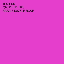 #E53ECD - Razzle Dazzle Rose Color Image