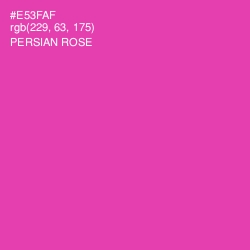 #E53FAF - Persian Rose Color Image
