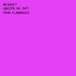 #E540F7 - Pink Flamingo Color Image