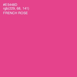 #E5448D - French Rose Color Image