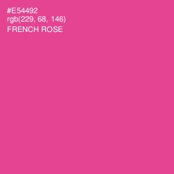 #E54492 - French Rose Color Image