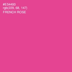 #E54493 - French Rose Color Image