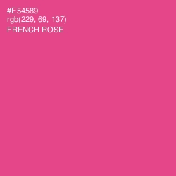 #E54589 - French Rose Color Image